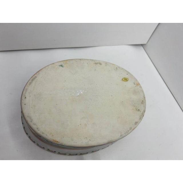 Vintage Chinese Oval Ceramic Duck Tureens- Set of 2 For Sale - Image 11 of 12