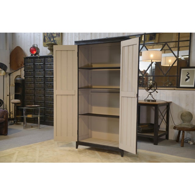 1950s Vintage Patinated Wardrobe, 1950s For Sale - Image 5 of 15