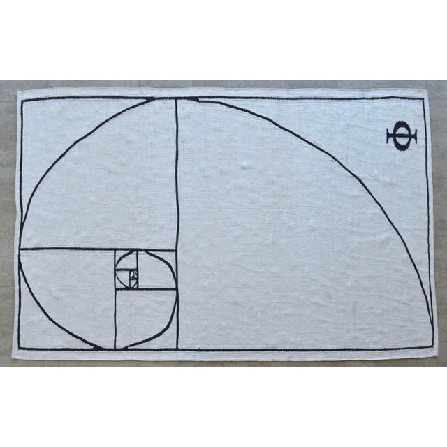 An unique handmade Kilim Flat Weave area rug. This unique rug produced only one piece in about 50 days by the our weavers....