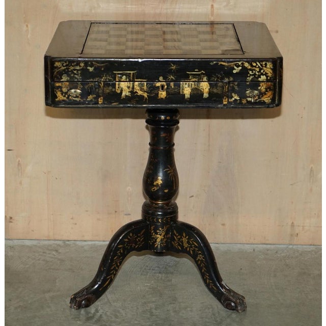 Early 19th Century Antique Georgian Backgammon Table, 1820 For Sale - Image 5 of 18