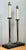 Vintage Chapman Brass and Marble Candlestick Lamps - A Pair For Sale - Image 16 of 18