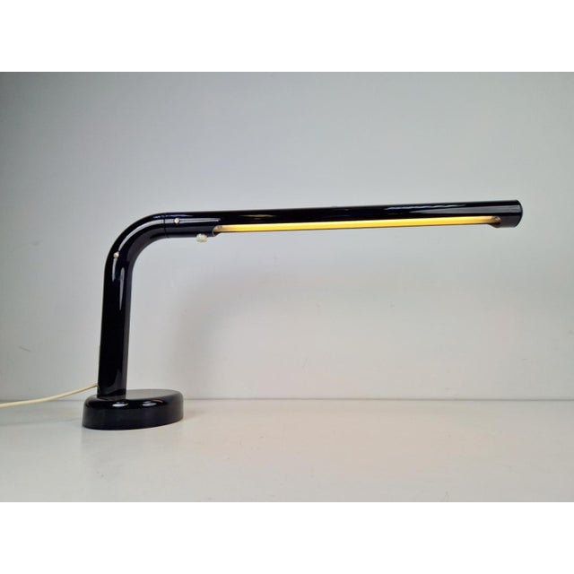 Vintage Black Tube Desk Lamp by Anders Pehrson for Atelje Lyktan, 1970s For Sale - Image 10 of 13