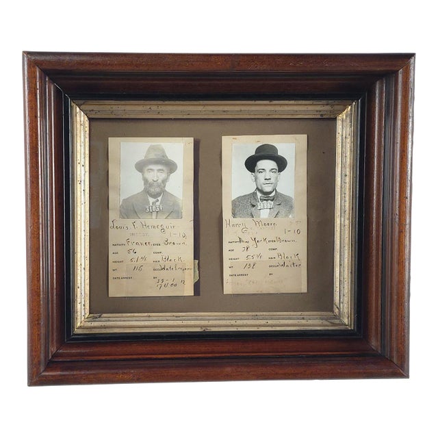 Victorian Mugshots, u.s.a. Circa 1900 For Sale