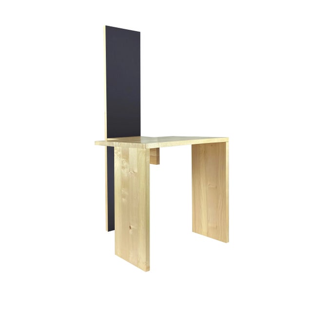 CIMABUE ANTHRACITE Chair by Ferdinando Meccani for Meccani For Sale - Image 3 of 8