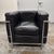 Modern Le Corbusier Style Cube Lounge Chair For Sale - Image 3 of 12