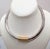 1970s Vintage 1970s Signed Napier Rhodium Plated Goldtone Wrapped Collar Necklace For Sale - Image 5 of 7