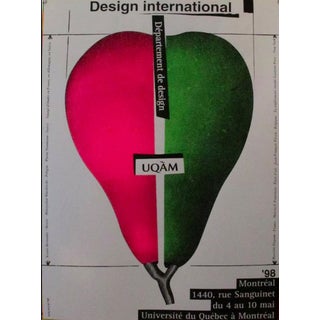 1998 Original Design International Poster - Alfred Halasa For Sale