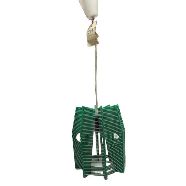 Vintage Pendant Lamp by Huta Sedzimira in Cracow, Poland, 1980s For Sale - Image 12 of 12