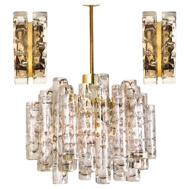 Brass Light Fixtures from Doria, 1960, Set of 3 For Sale
