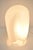 1970s 1970s Vistosi Large Balloon Form White Glass Table Lamp For Sale - Image 5 of 9