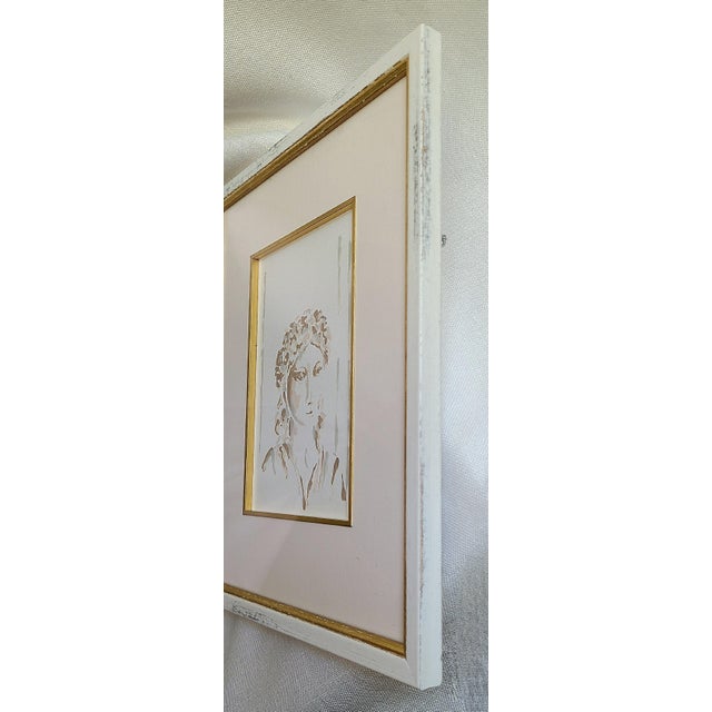 Contemporary Original Sepia Watercolor For Sale - Image 3 of 6