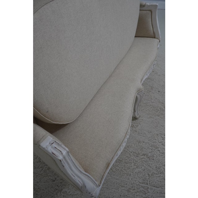 Louis XV Style Hooded Throne 2 Seat Porter Settee For Sale - Image 16 of 18