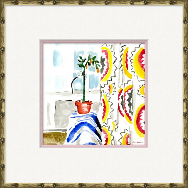 Contemporary Interiors - Kumquat Tree By Dana Gibson, Framed Art Print For Sale - Image 3 of 3