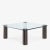 Metal Pace Collection Cocktail Table in Brushed Bronze by Leon Rosen For Sale - Image 7 of 7