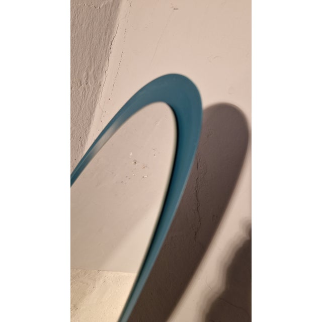 Model Unghia Nail Lipstick Floor Mirror in Petrol Green For Sale - Image 6 of 16