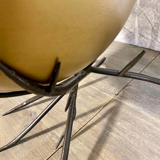 Arteriors Locust Thorn Gold Sphere Sculpture by Barry Dixon For Sale In Cincinnati - Image 6 of 12