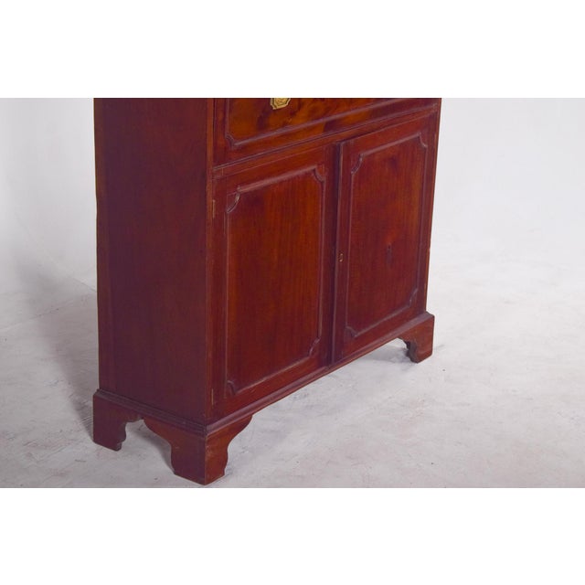 Antique English Secretaire with Bookcase For Sale - Image 5 of 18