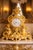 French 1840s French Louis XV Ormolu Bronze Clock Set - 3 PCS For Sale - Image 3 of 11