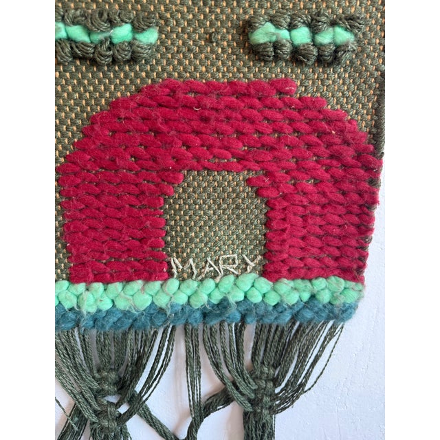 Brazilian Modern Natural Fiber Wall Art Tapestry, 1980s For Sale - Image 11 of 12