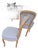 Custom Side Chairs. Italian Frame, Newly Reupholstered. Set of 2 For Sale