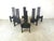 Postmodern High-Back Dining Chairs in the style of Vico Magistretti, 1970s, Set of 6 For Sale - Image 9 of 10