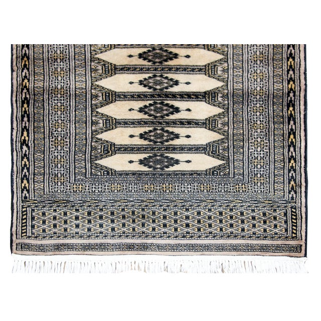 Vintage Pakistani Bokhara Rug For Sale - Image 14 of 15