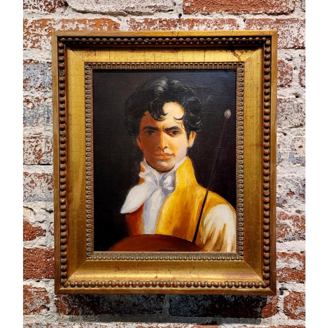 Portrait of an elegant good looking Gentleman-Oil Painting c1920s Oil painting on canvas - circa 1910/20s Canvas size 14 x...