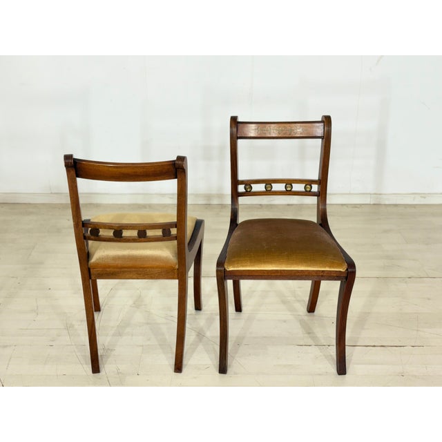 Colonial-Style Dining Chairs in Mahogany, Set of 4 For Sale - Image 13 of 15