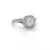 Tiffany and Co. Tiffany & Co. Soleste 1.00 CTTW Diamond Engagement Ring, Platinum, Size 6 For Sale - Image 4 of 9