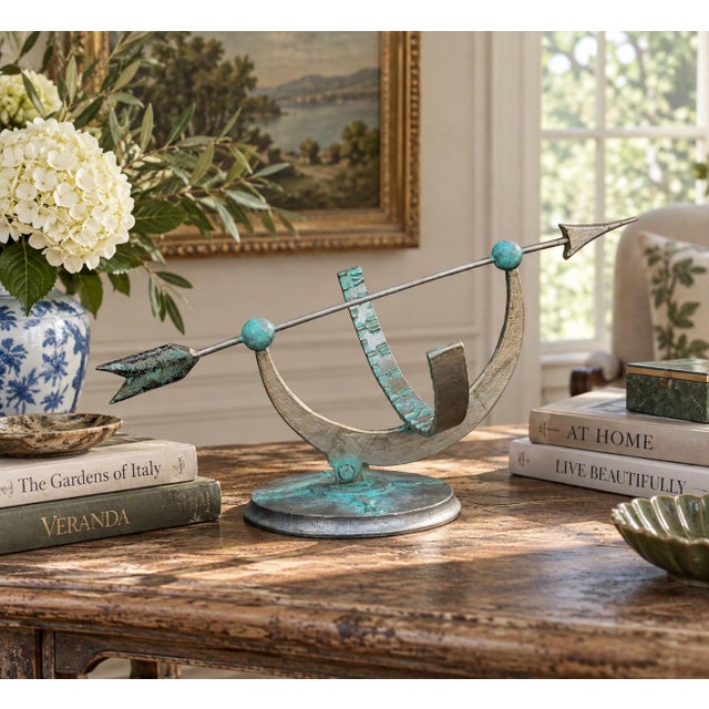 A beautifully crafted armillary half-sphere, evoking the timeless elegance of classical European gardens. Pieces like this...