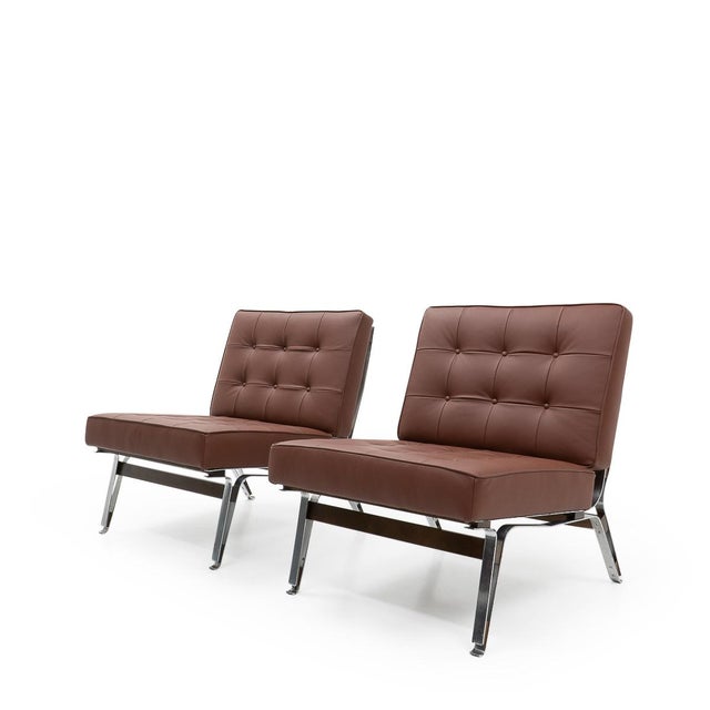 Cassina 856 Lounge Chairs by Ico & Luisa Parisi for Cassina, 1950s, Set of 2 For Sale - Image 4 of 18