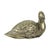 Silver-Plated Brass Duck Sculpture in the style of Mauro Manetti, 1970s For Sale - Image 3 of 11