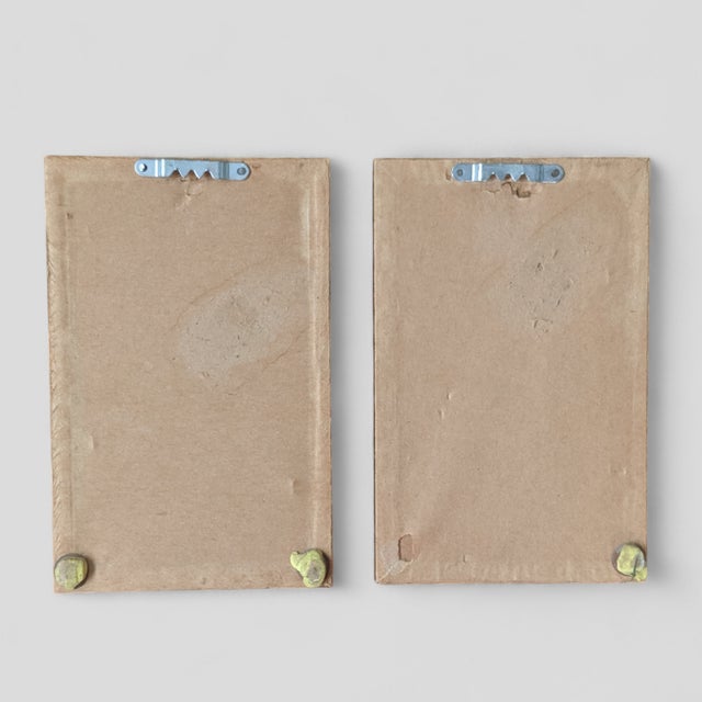 Vintage Bird and Botanical Art in Giltwood Faux Bamboo Frames- A Pair For Sale - Image 9 of 9