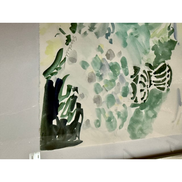 This is a lovey garden scene, Afternoon Tea, water color by Artist Beverly Erschell. This painting captures the essence of...