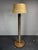 Brown Mid-Century French Brutalist Modernist Turned Wood Floor Lamp in the style of Charles Dudouyt, 1950s For Sale - Image 8 of 16