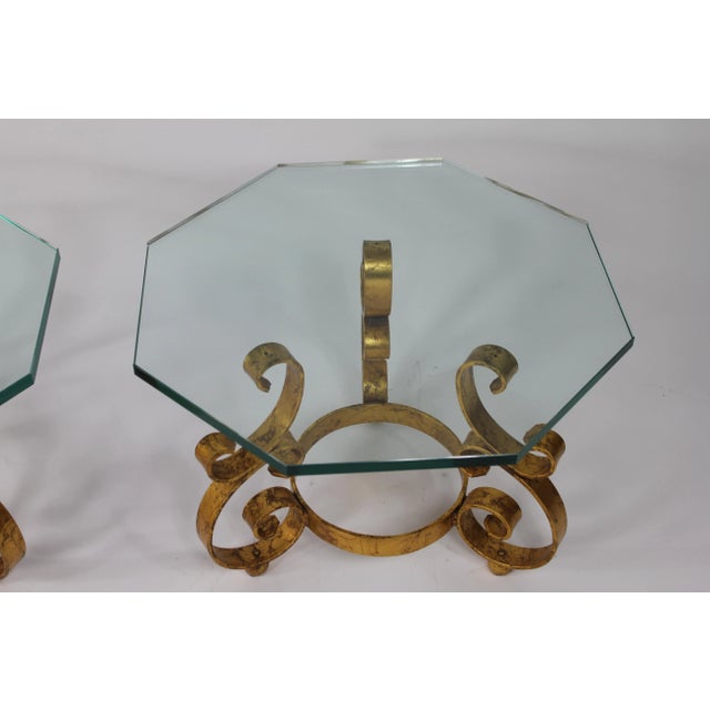 Hollywood Regency 1950s Hollywood Regency Tables - a Pair For Sale - Image 3 of 4