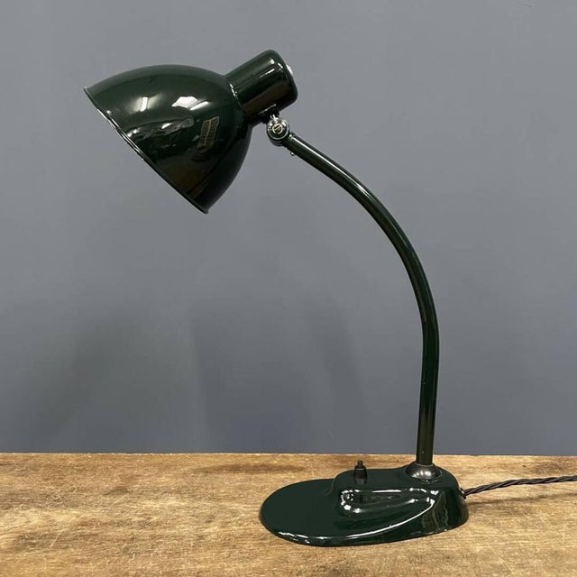 1930s Dark Green Desk Lamp Model 1089 from Kandem For Sale - Image 5 of 18