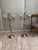 Vintage 1970s Silver Plate Candelabra With Removable Crystal Cups — 40” High For Sale - Image 12 of 13