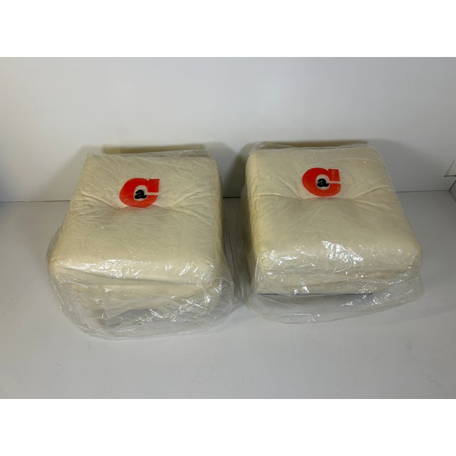 Cassina Ottomans, 1980s, Set of 2 For Sale - Image 11 of 12