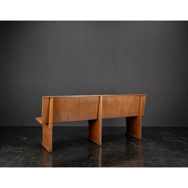 1960s Vintage Oak Bench, 1960s For Sale - Image 5 of 18