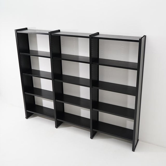 1970s Black Metal Bookcase, 1970s For Sale - Image 5 of 16