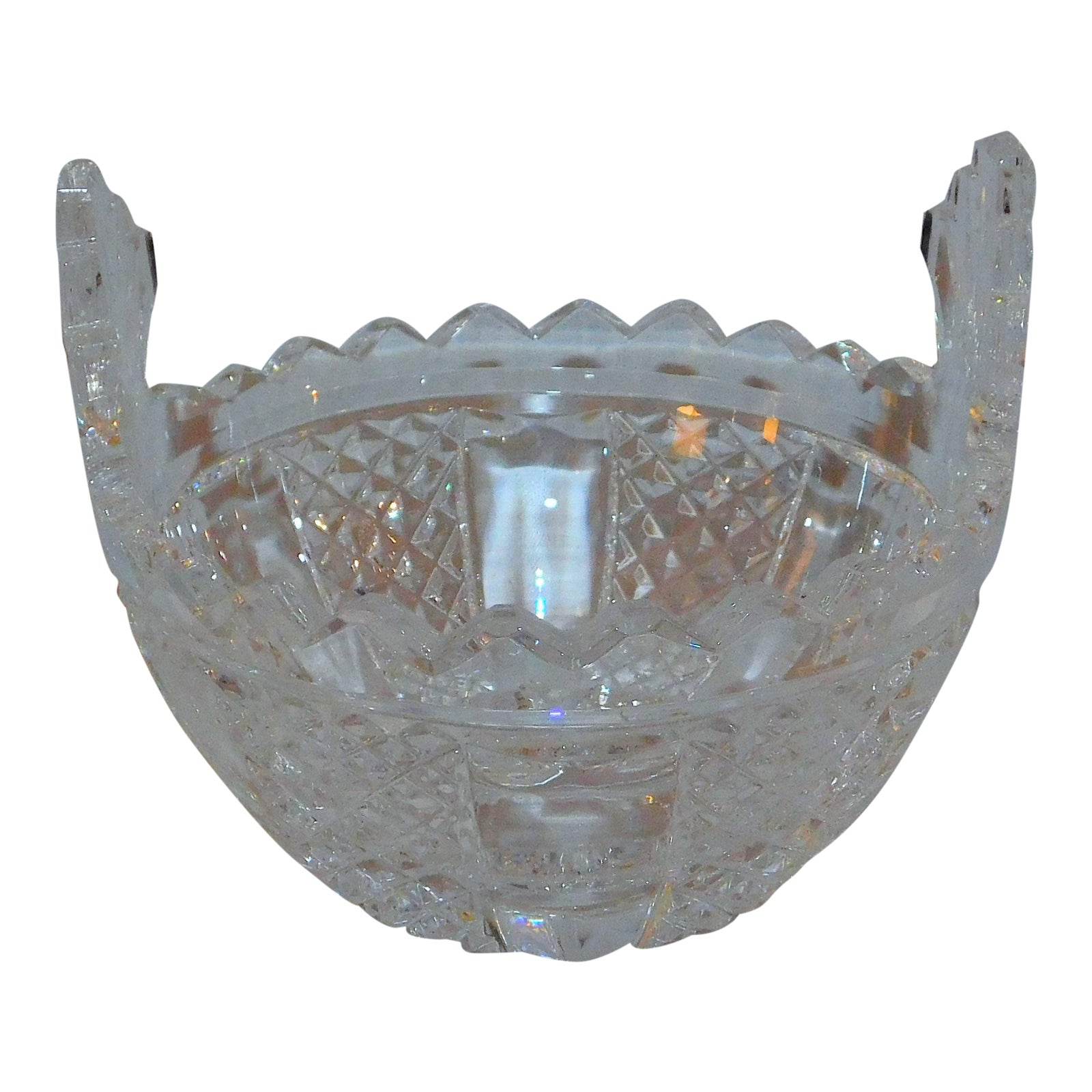 Vintage Waterford Crystal Basket Chairish