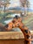 Black Hand-Carved Painted Wooden Giraffe Sculpture With Black Markings. For Sale - Image 8 of 9