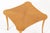 1940s Vintage Art Deco Swedish Square Beech Scalloped Table For Sale In Detroit - Image 6 of 10