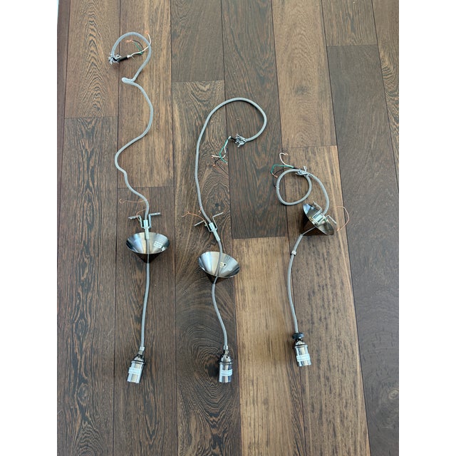 Tom Dixon Etch Pendants (3) Stainless For Sale - Image 12 of 14