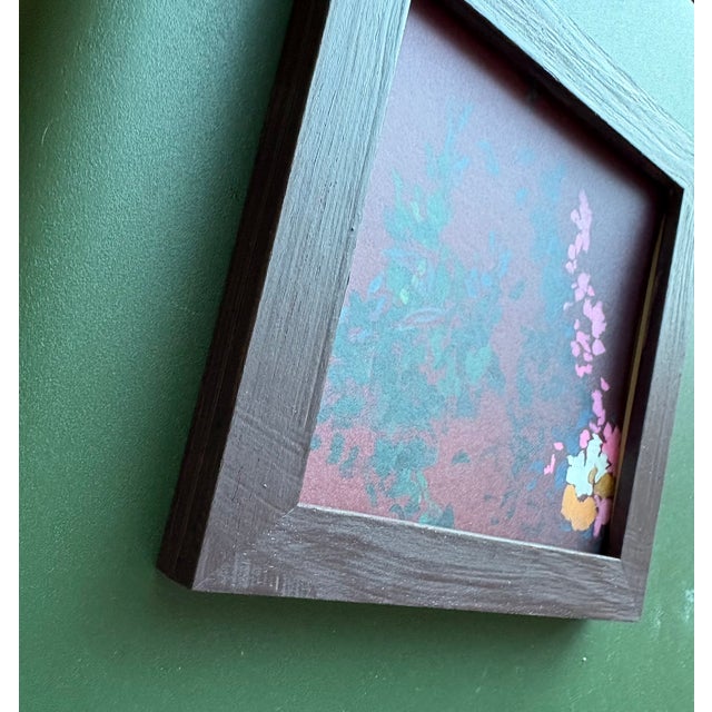 Contemporary Mini 2025 Carolyn Misterek Repro Print in Custom Hand-Painted Frame For Sale - Image 3 of 3