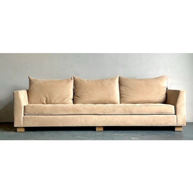 Vintage Boho Tomlinson for Judith Norman Sofa For Sale In West Palm - Image 6 of 12
