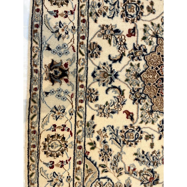 Persian 1980s Indo Persian Nain , 4' X 6' For Sale - Image 3 of 5