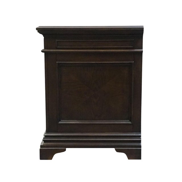 Aspenhome Walnut Contemporary Traditional Style 41" Lateral File Cabinet 124-378 - Molasses Brown Finish For Sale - Image 9 of 12