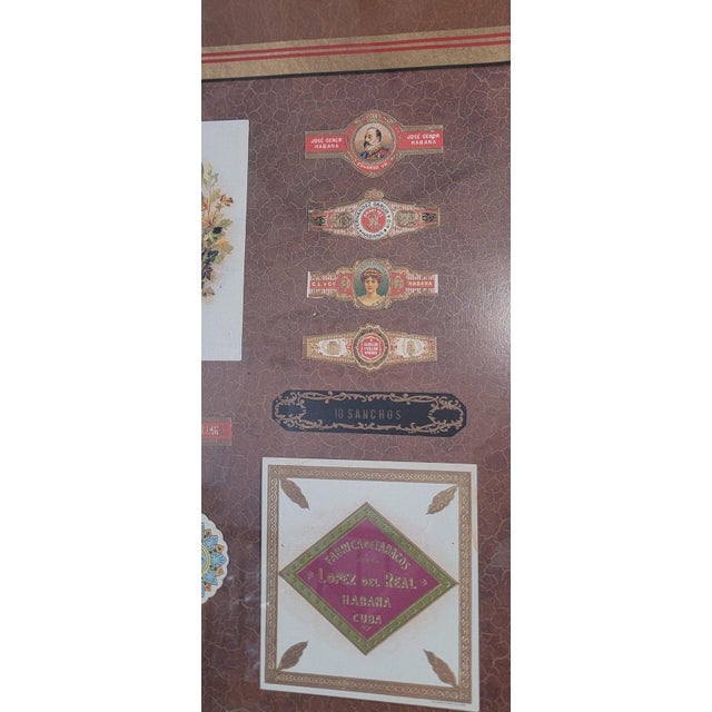 Early 20thc Cuban Tobacco Cloths/Labels Memorabilia For Sale In Los Angeles - Image 6 of 11